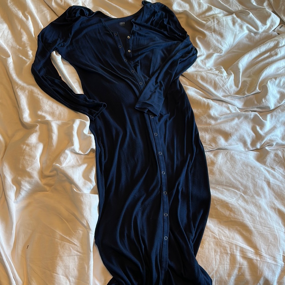Lunya women’s Pima cotton dress in size M